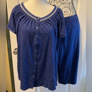Navy sleepwear set by George